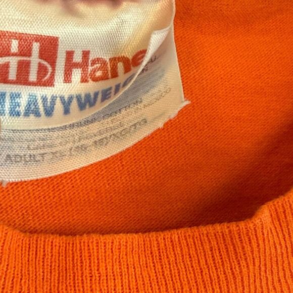 Vintage Y2K I Pity the Fool Mr. T 2000 Orange Shirt Adult XL - Picture 3 of 4